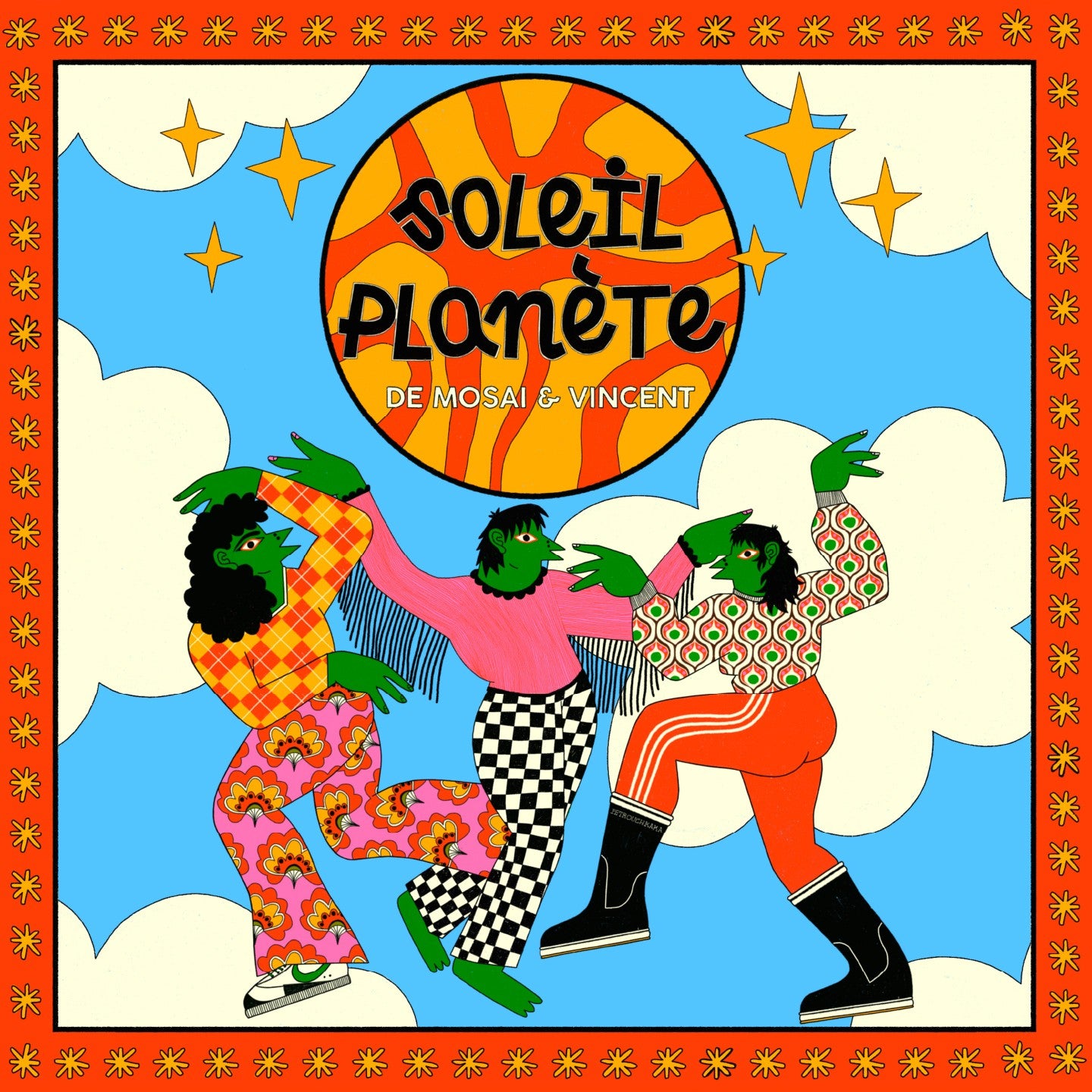 Pochette de : SOLEIL PLANÈTE - MOSAI & VINCENT (CD)