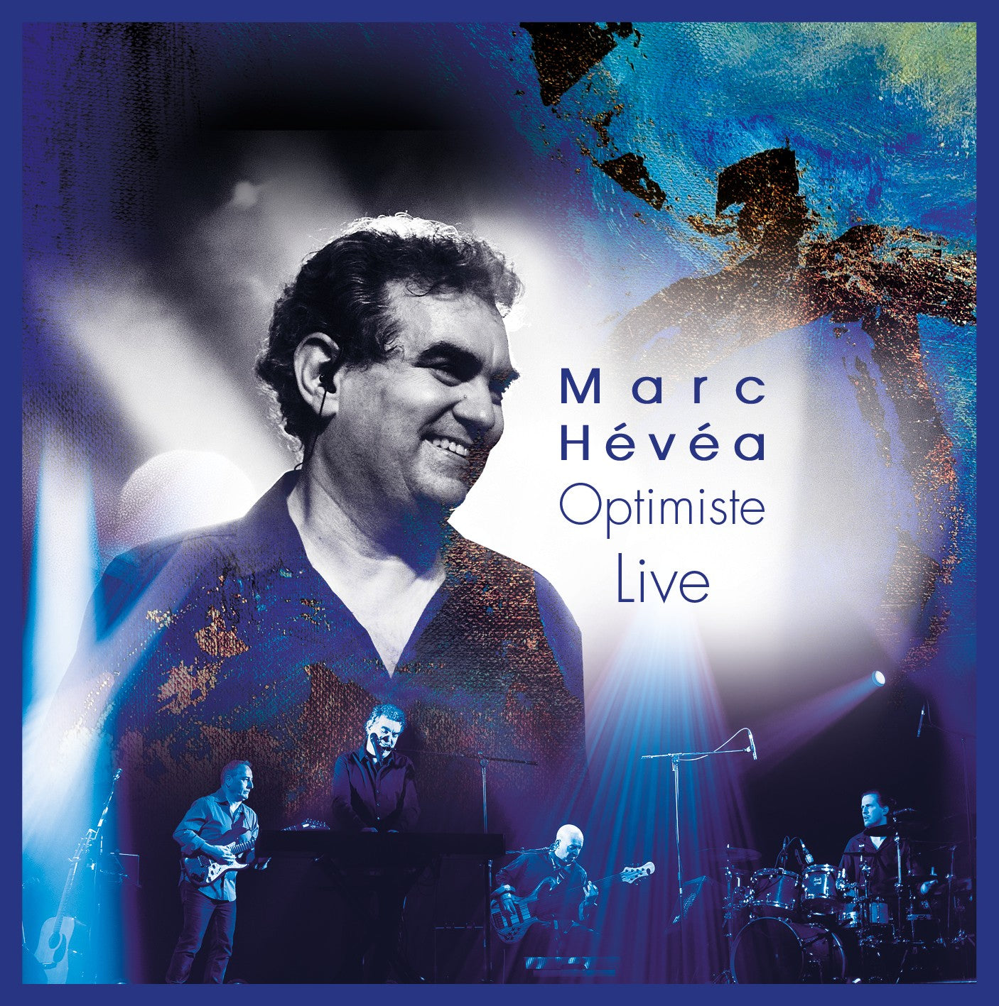 Pochette de : OPTIMISTE LIVE - MARC HÉVÉA (DOUBLE CD)