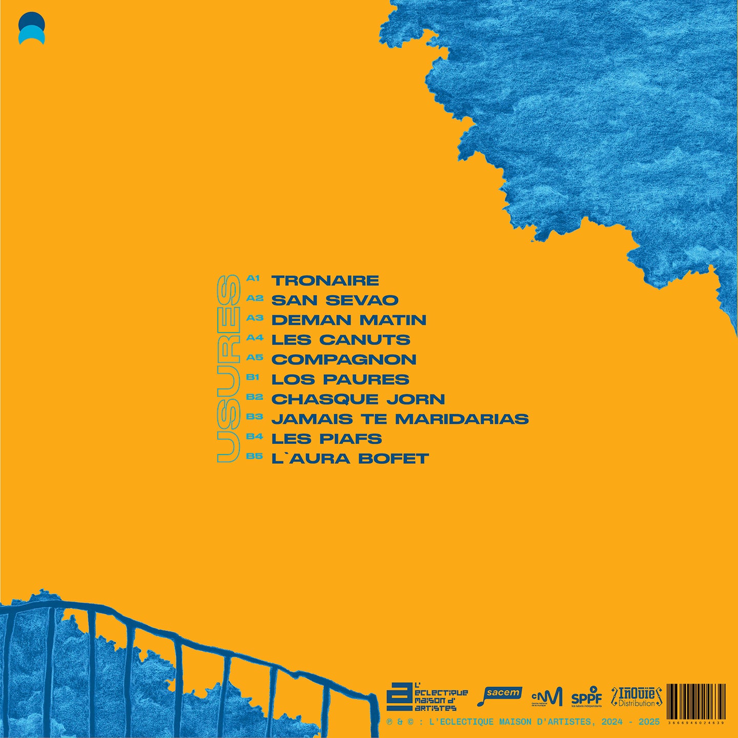 Pochette de : USURES - LES MÉCANOS (VINYLE 33T)