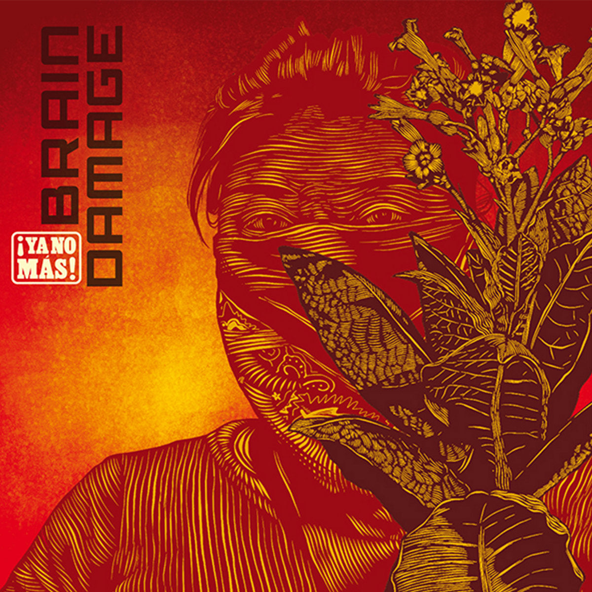 Pochette de : !YA NO MAS! - BRAIN DAMAGE MEETS VIBRONICS (VINYLE 33T)
