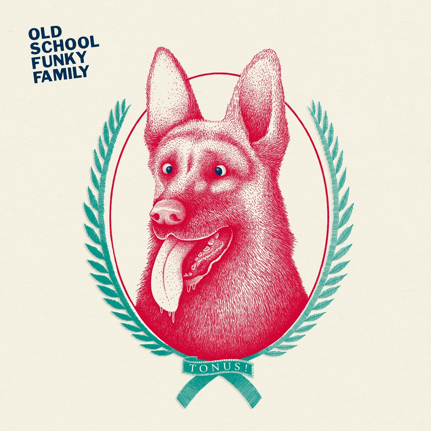 Pochette de : TONUS - OLD SCHOOL FUNKY FAMILY (VINYLE 33T)