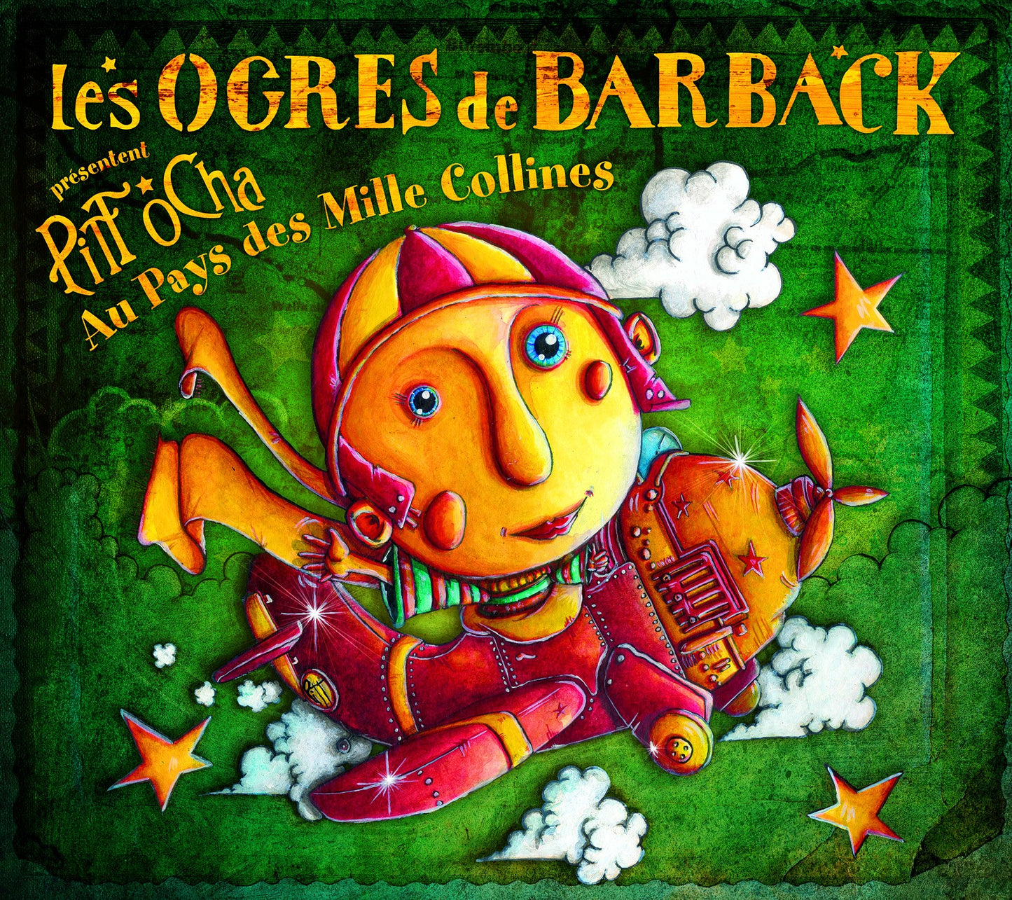 Pochette de : AU PAYS DES MILLE COLLINES (CD) - PITT OCHA (CD)