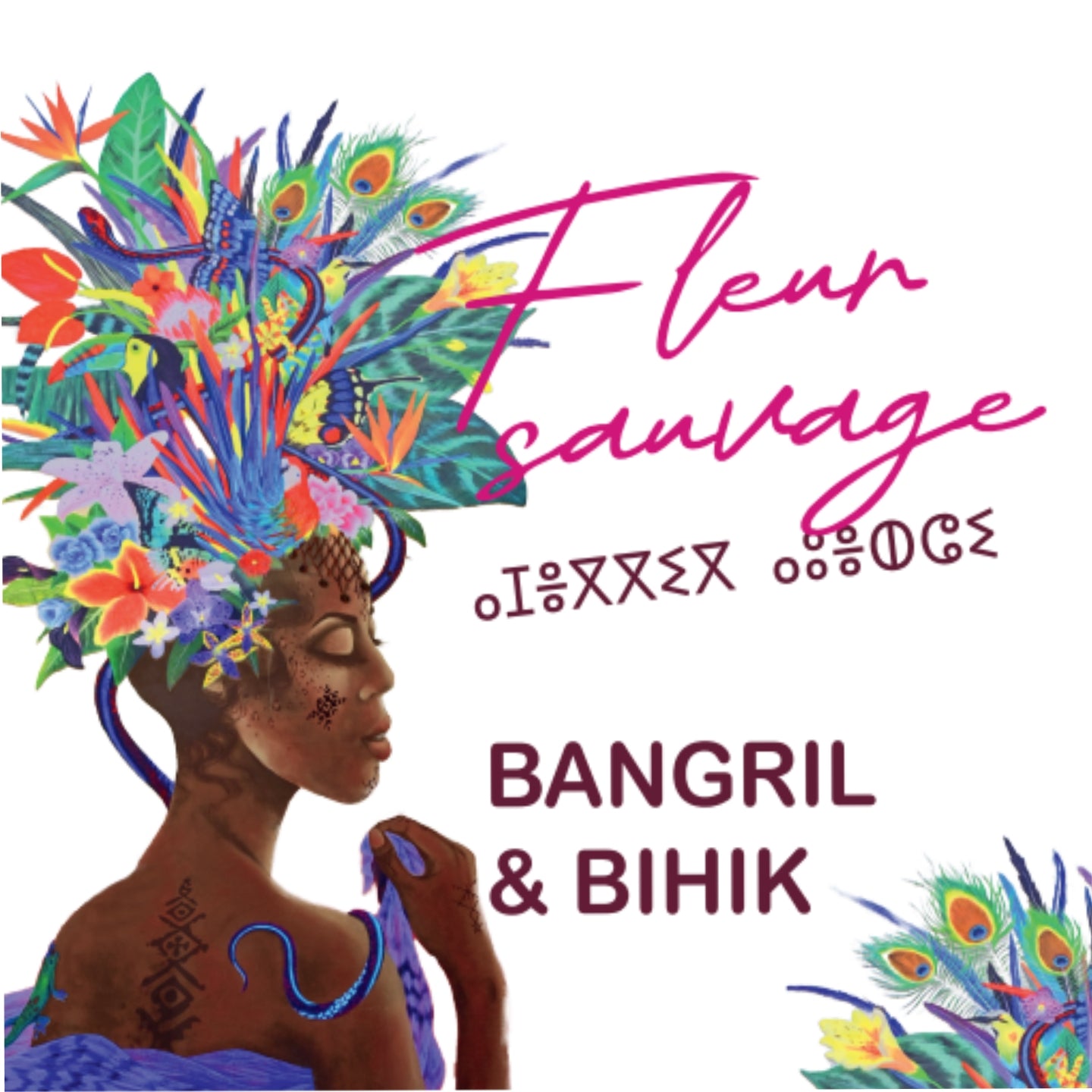 Pochette de : FLEUR SAUVAGE - BANGRIL & BIHIK (CD)