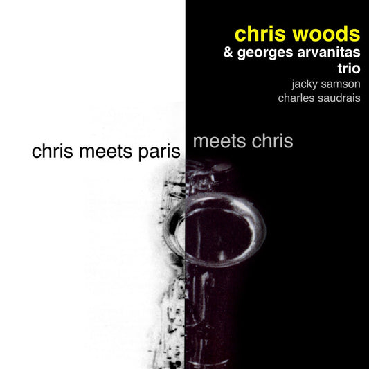 Pochette de : CHRIS MEETS PARIS MEETS CHRIS - CHRIS WOODS & GEORGES ARVANITAS TRIO (CD)
