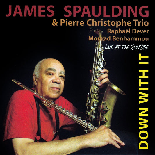 Pochette de : DOWN WITH IT - JAMES SPAULDING & PIERRE CHRISTOPHE TRIO (CD)