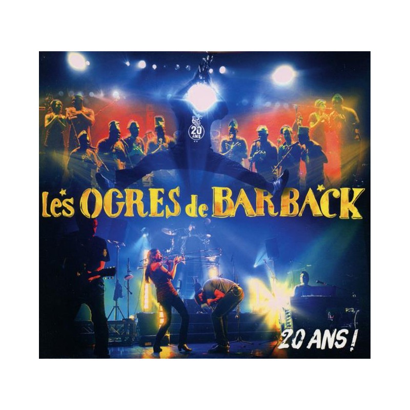 Pochette de : LIVE 20ANS - LES OGRES DE BARBACK (CD)