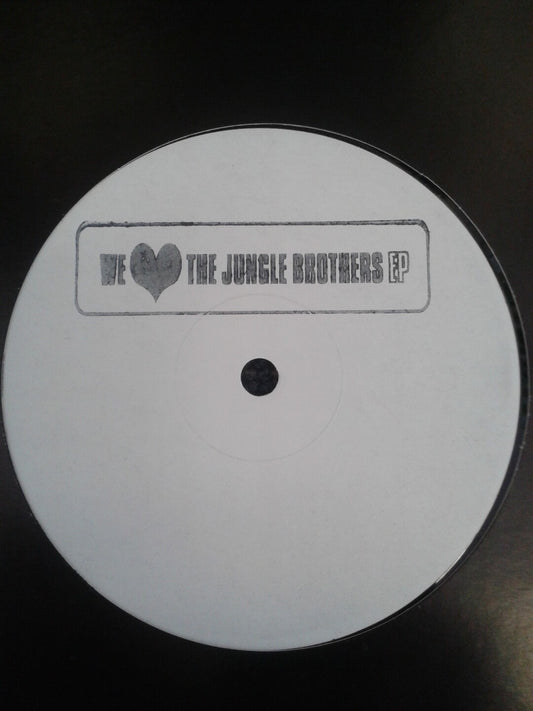 Pochette de : WE LOVE THE JUNGLE BROTHERS EP - THE JUNGLE BROTHERS (VINYLE 33T)