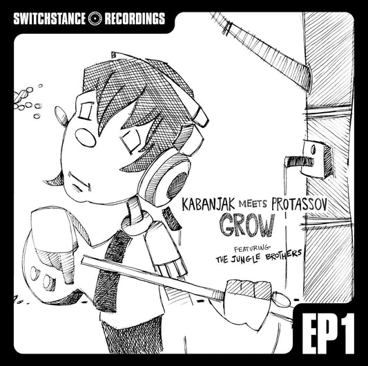 Pochette de : GROW EP1 - KABANJAK (VINYLE 33T)