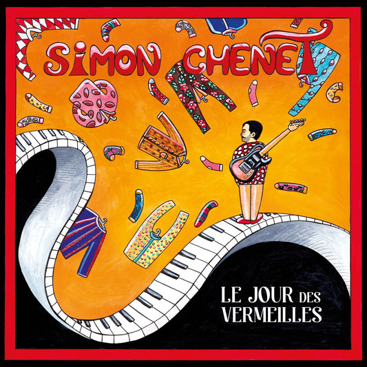Pochette de : LE JOUR DES VERMEILLES - SIMON CHENET (VINYLE 33T)