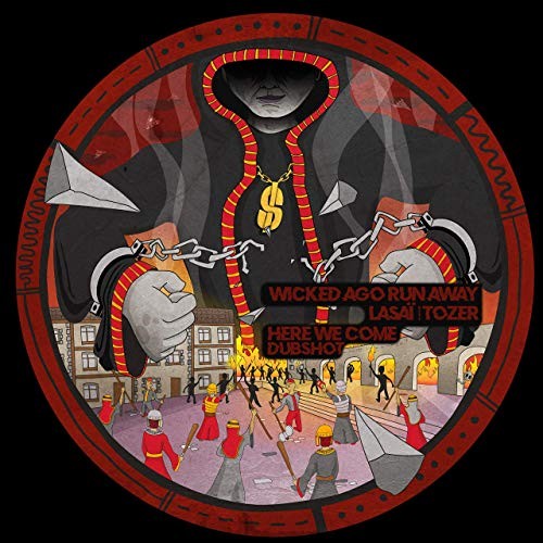 Pochette de : WICKED AGO RUN AWAY - LASAI & TOZER & DUBSHOT (VINYLE 33T)