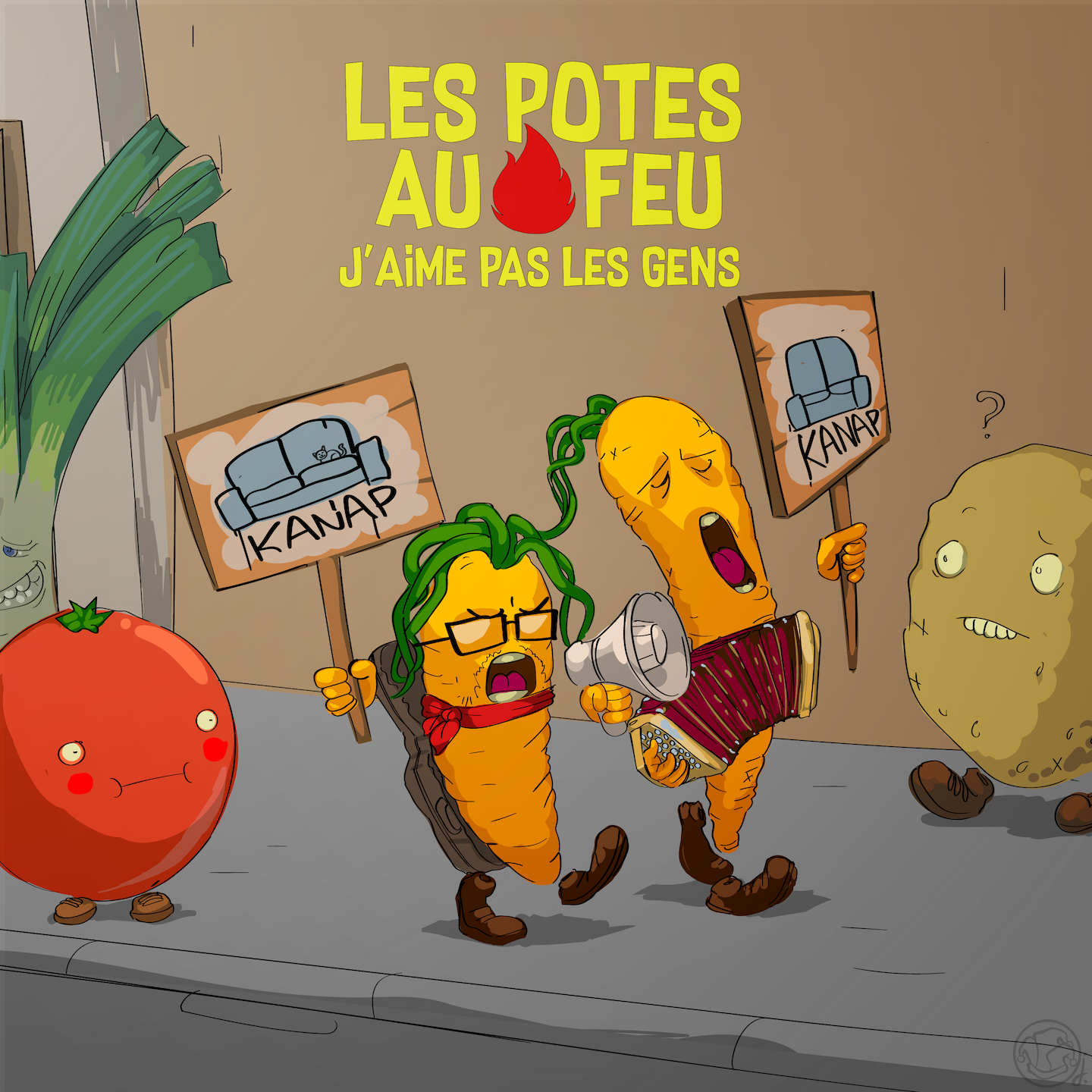 Pochette de : LES CAROTTES SONT CUITES - LES POTES AU FEU (CD)