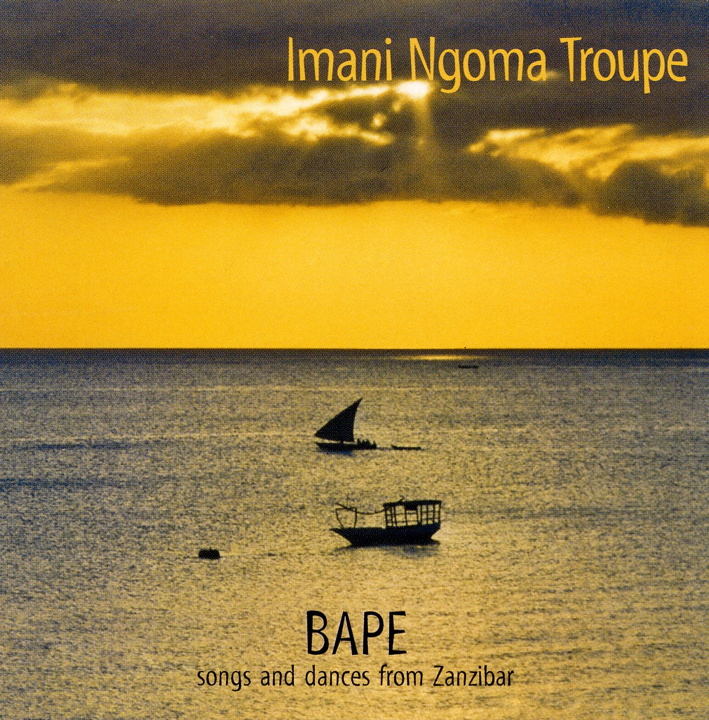 Pochette de :  BAPE  - IMANI NGOMA TROUPE (CD)