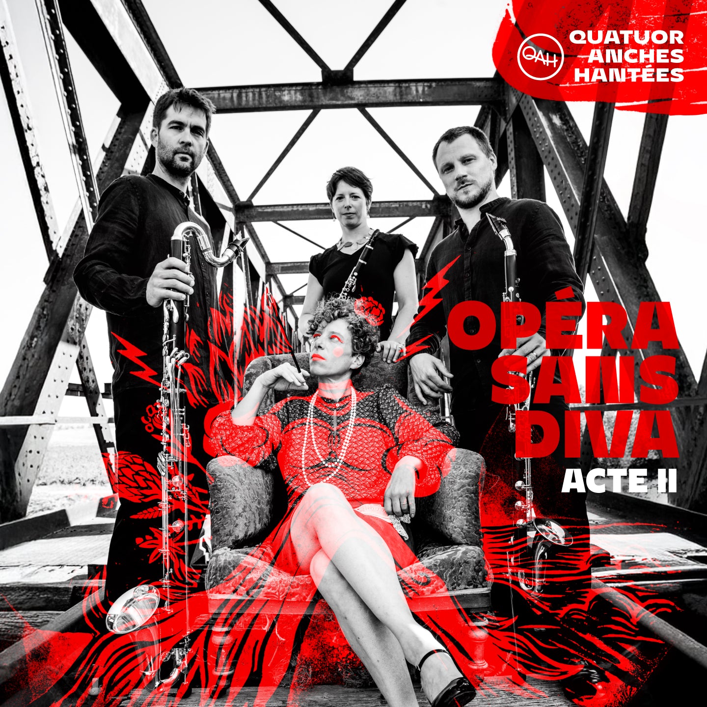 Pochette de : OPERA SANS DIVA, ACTE II - QUATUOR ANCHES HANTÉES (CD)