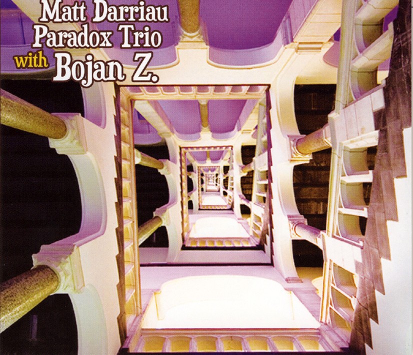 Pochette de :  WITH BOJAN Z  - MATT DARRIAU / PARADOX TRIO (CD)