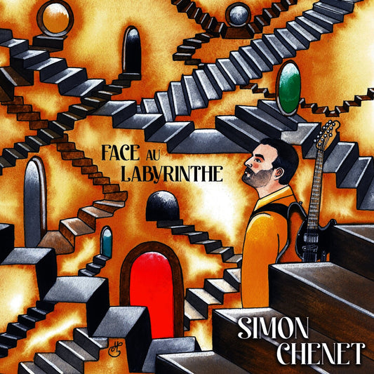 Pochette de : FACE AU LABYRINTHE - SIMON CHENET (VINYLE 33T)