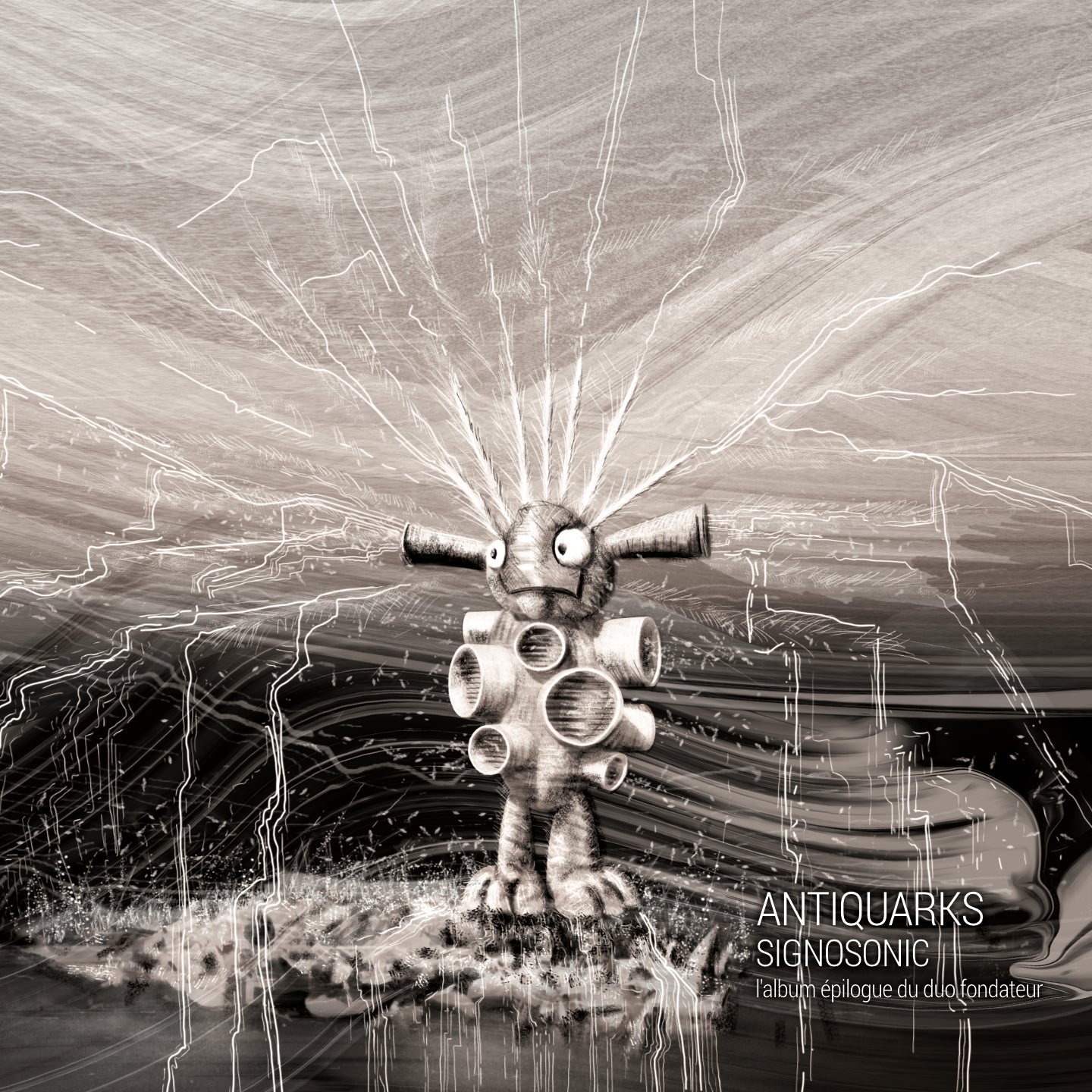 Pochette de : PACK ALBUM SIGNOSONIC VINYLE ET ALBUM LUNE BLEUE CD OFFERT - ANTIQUARKS (VINYLE 33T)