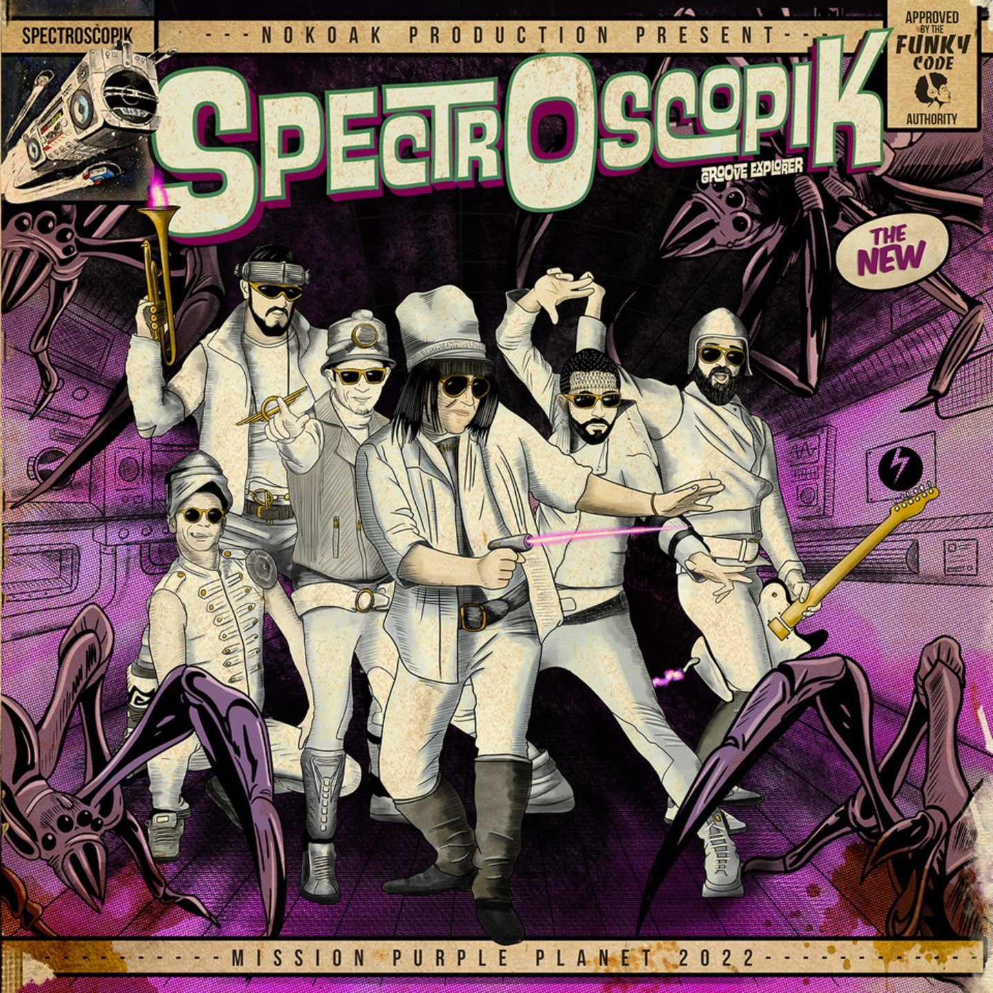 Pochette de : MISSION PURPLE PLANET 2022 - SPECTROSCOPIK (VINYLE 33T)