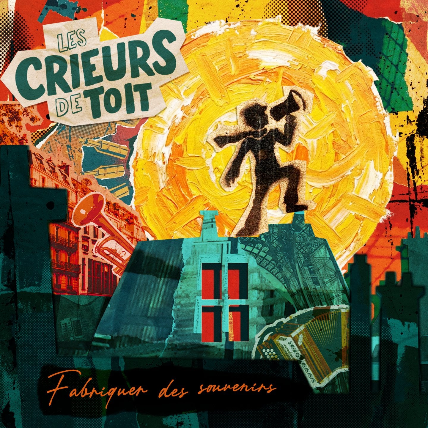 Pochette de : FABRIQUER DES SOUVENIRS - LES CRIEURS DE TOIT (CD)