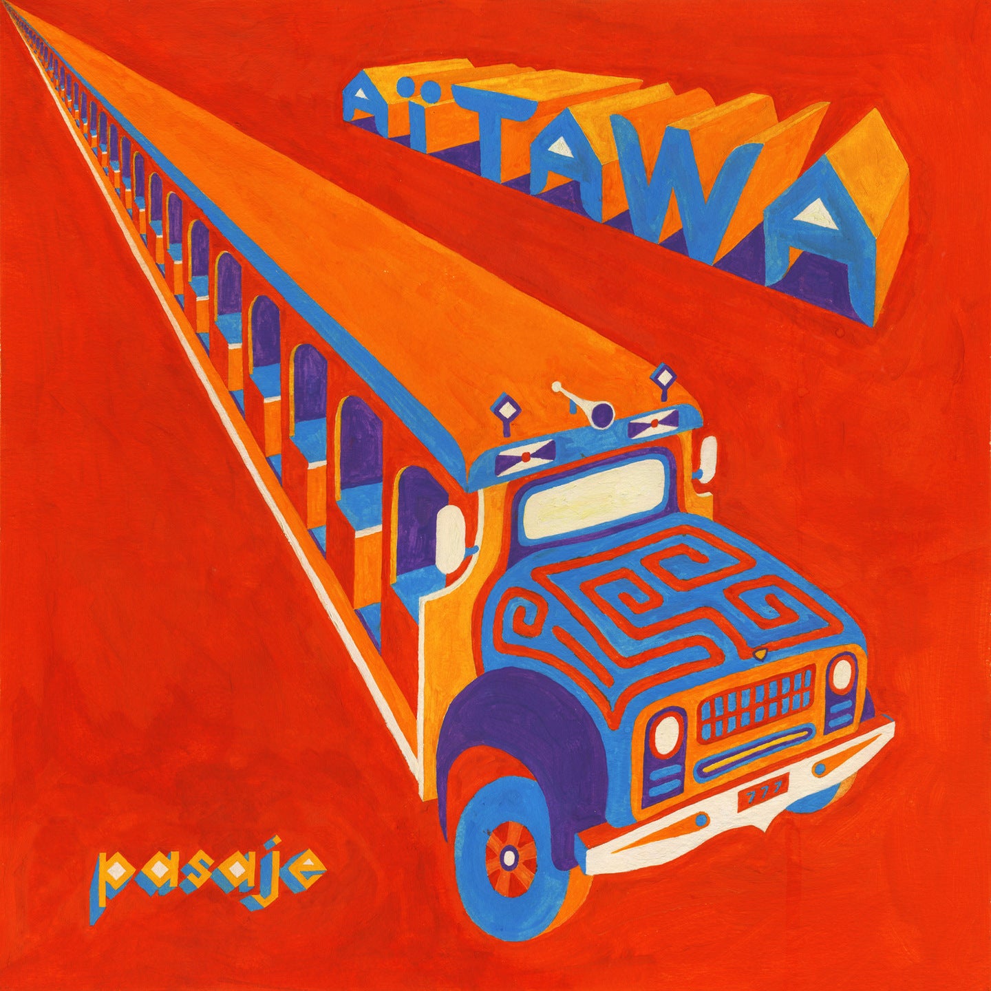 Pochette de : PASAJE - AÏTAWA (VINYLE 33T)