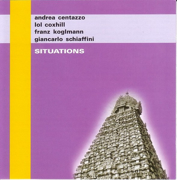 Pochette de :  SITUATIONS  - ANDREA CENTAZZO & LOL COXHILL (CD)