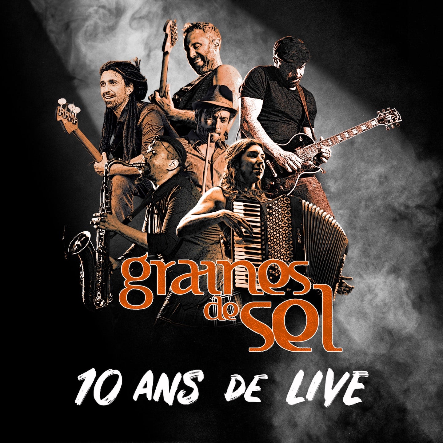Pochette de : 10 ANS DE LIVE - GRAINES DE SEL (CD)