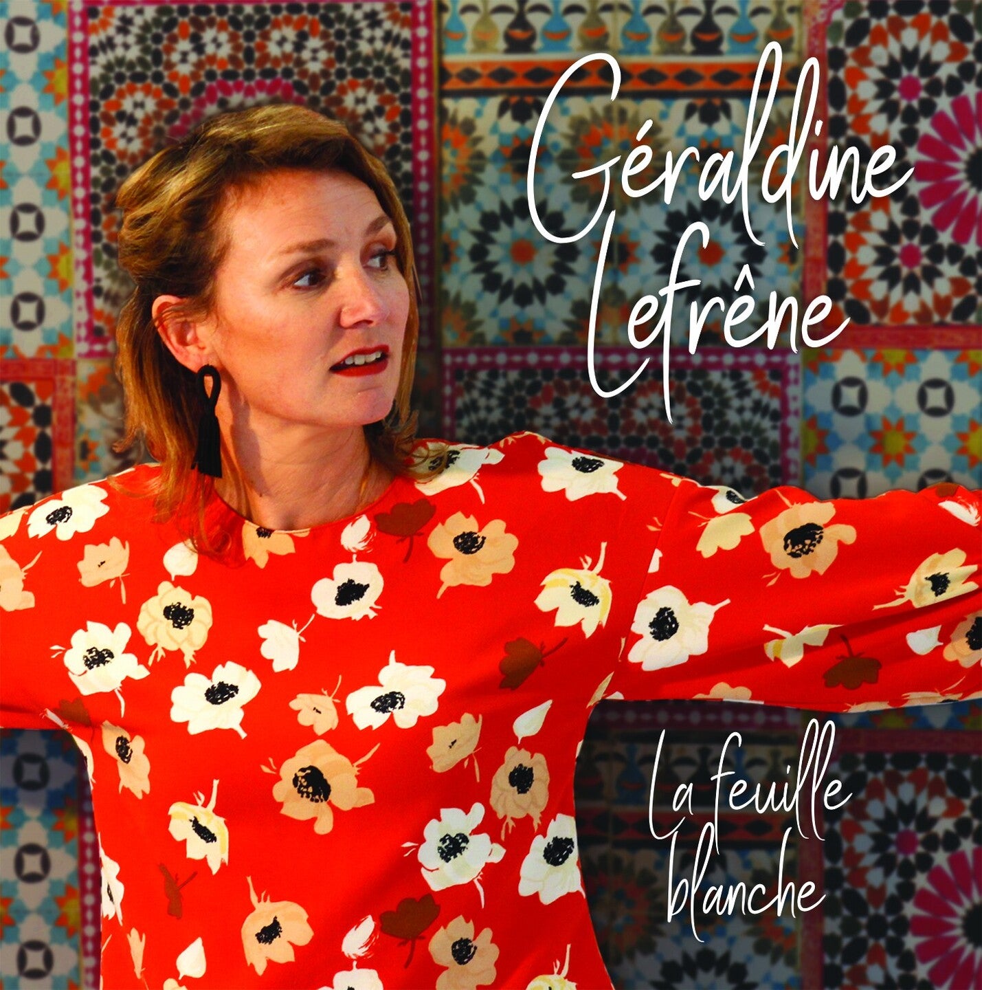 Pochette de : LA FEUILLE BLANCHE - GÉRALDINE LEFRENE (CD)