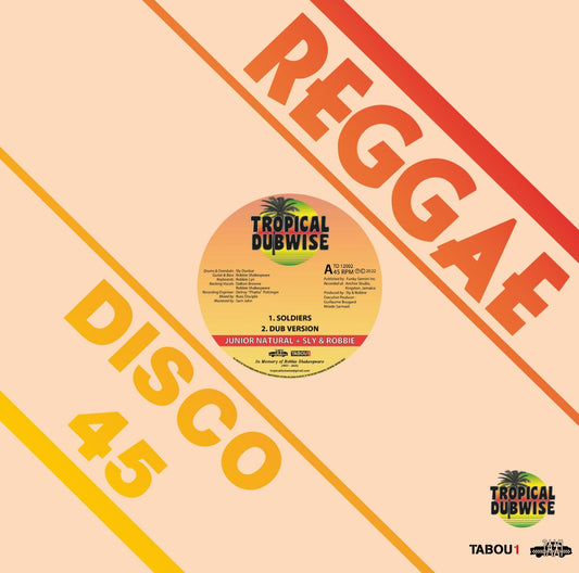 Pochette de : SOLDIERS - JUNIOR NATURAL + SLY & ROBBIE (VINYLE 33T)