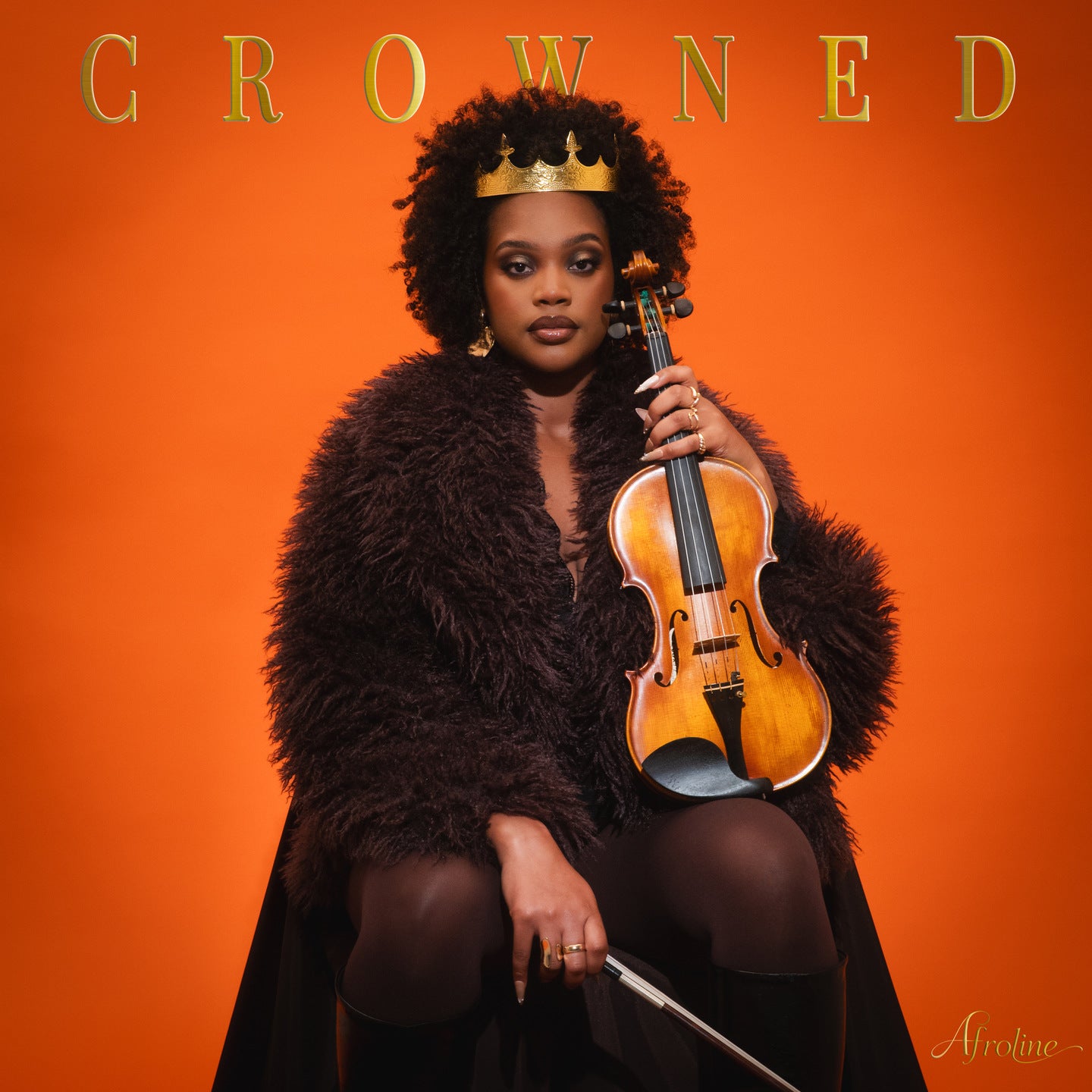 Pochette de : CROWNED - AFROLINE - AFROLINE (CD)