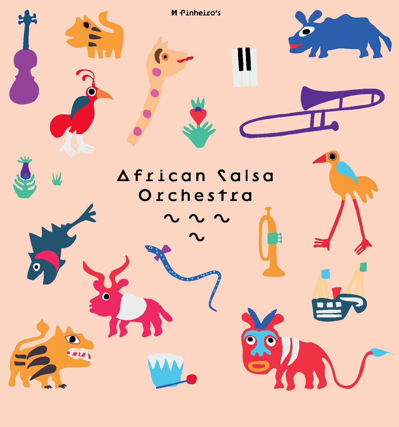 Pochette de : AFRICAN SALSA BIG ORCHESTRA - MICHEL PINHEIRO'S AFRICAN SALSA ORCHESTRA (CD)