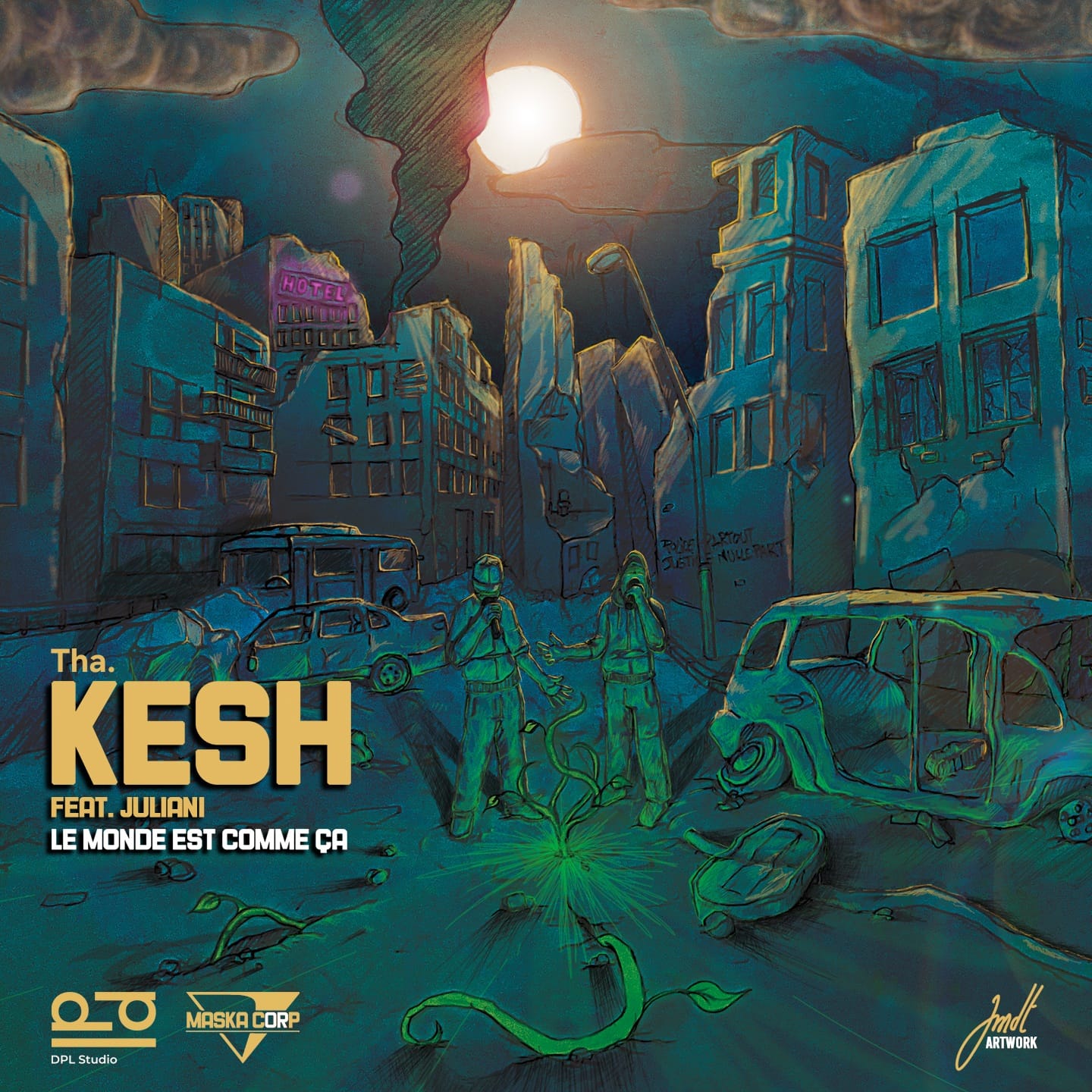 Pochette de : LE MONDE EST COMME ÇA - THA.KESH (CD)