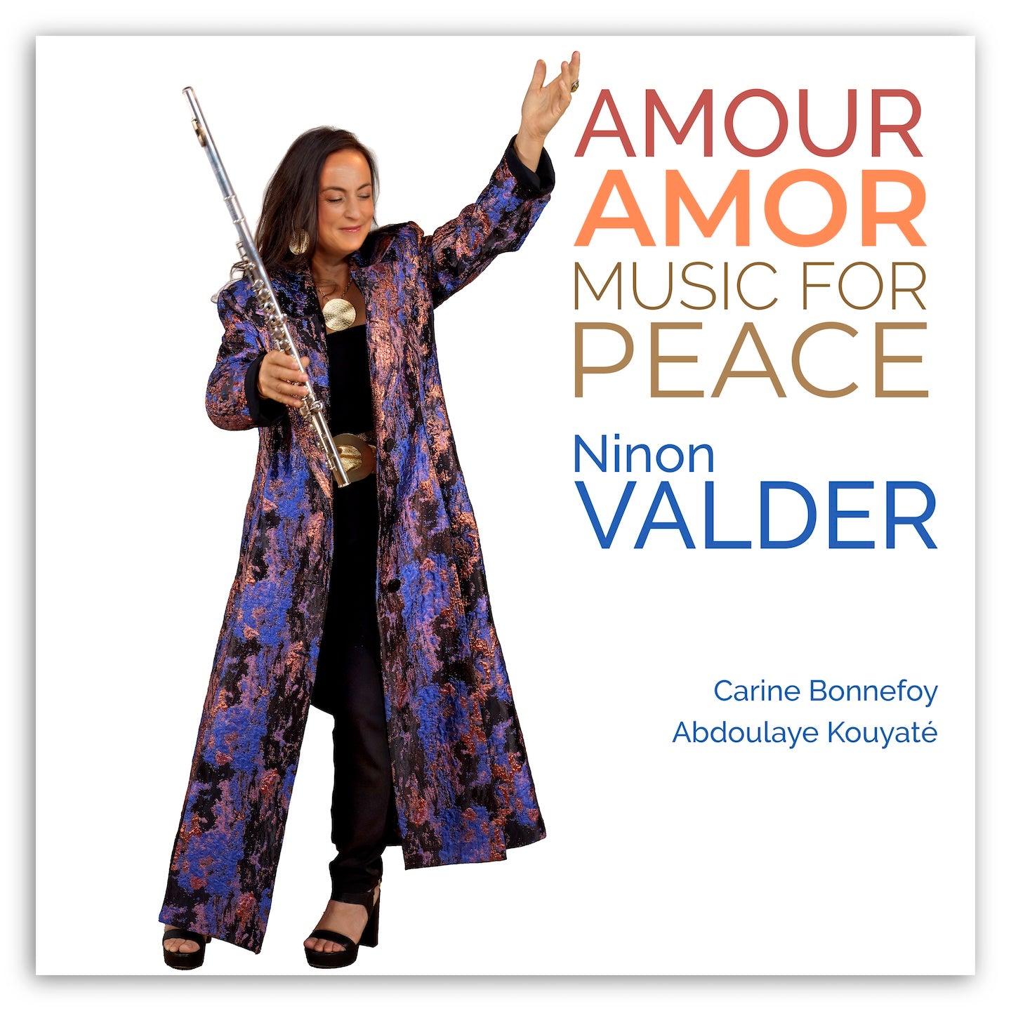 Pochette de : AMOUR AMOR - MUSIC FOR PEACE - NINON VALDER (CD)