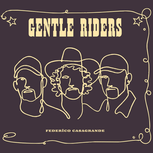 Pochette de : GENTLE RIDERS - FEDERICO CASAGRANDE (CD)