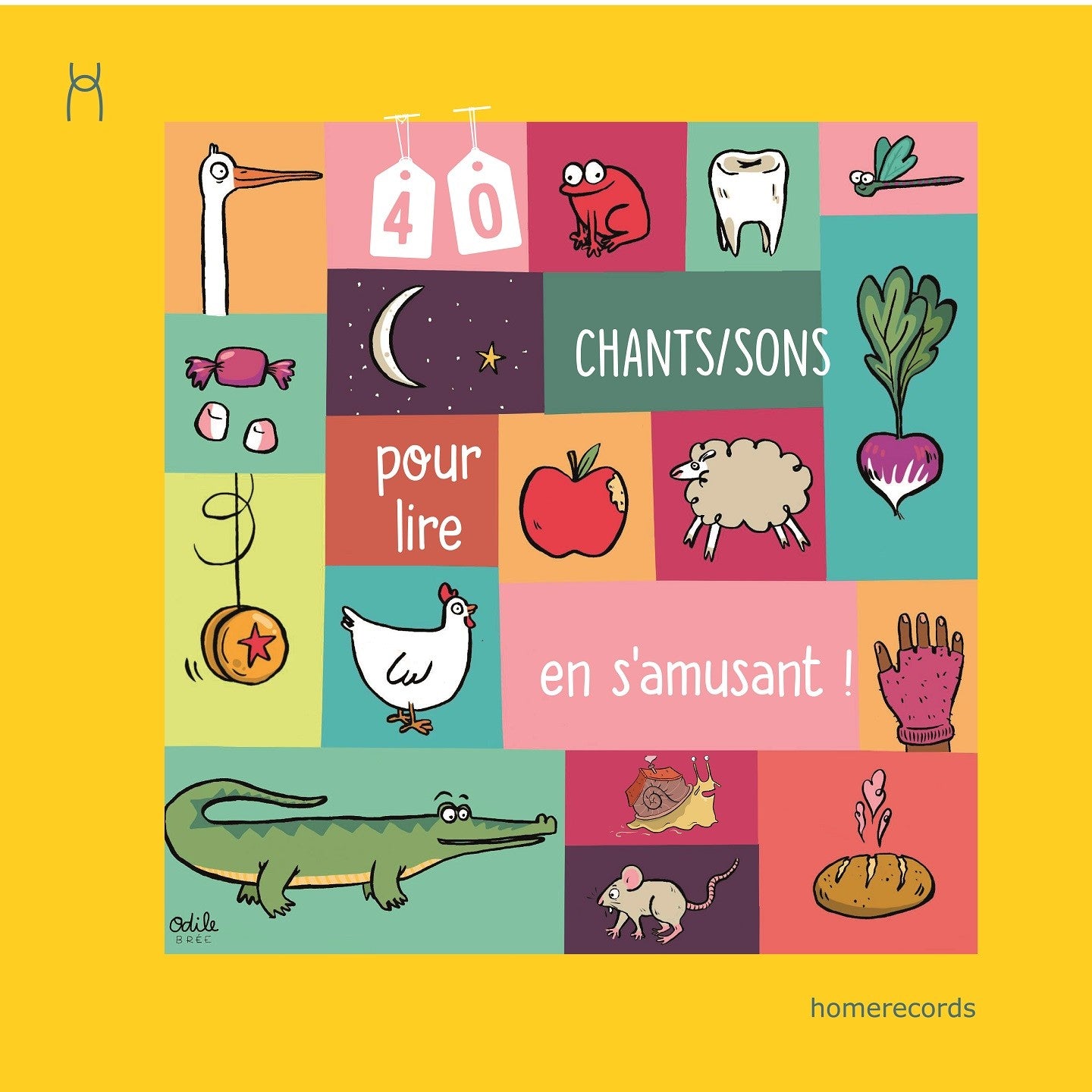 Pochette de : 40 CHANTS/SONS POUR LIRE EN S'AMUSANT ! - JAMES SPECHT VERONIQUE LAURENT TRIO CASSYS (CD)