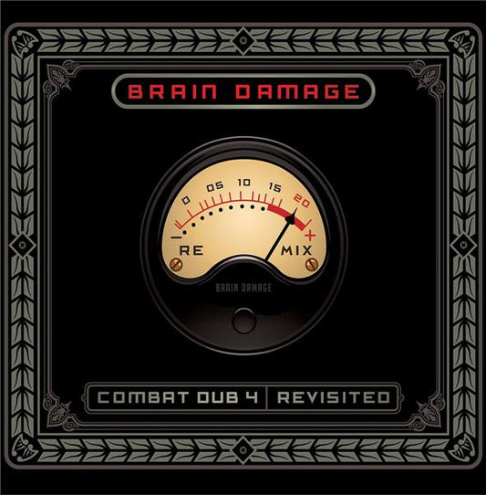 Pochette de : COMBAT 4 DUB REVISITED - BRAIN DAMAGE (DOUBLE VINYLE 33T)