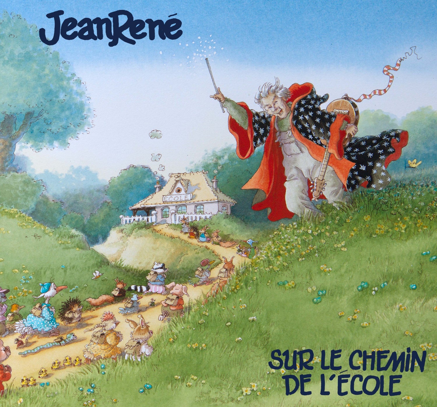 Pochette de : SUR LE CHEMIN DE L'ÉCOLE - JEAN RENE (CD)