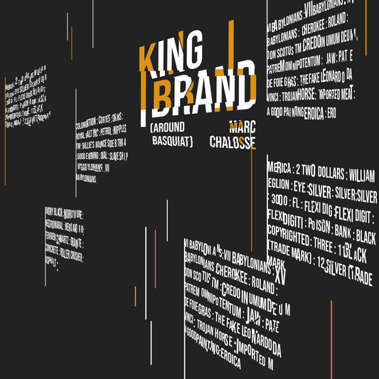 Pochette de : KING BRAND- AROUND BASQUIAT - MARC CHALOSSE (CD)