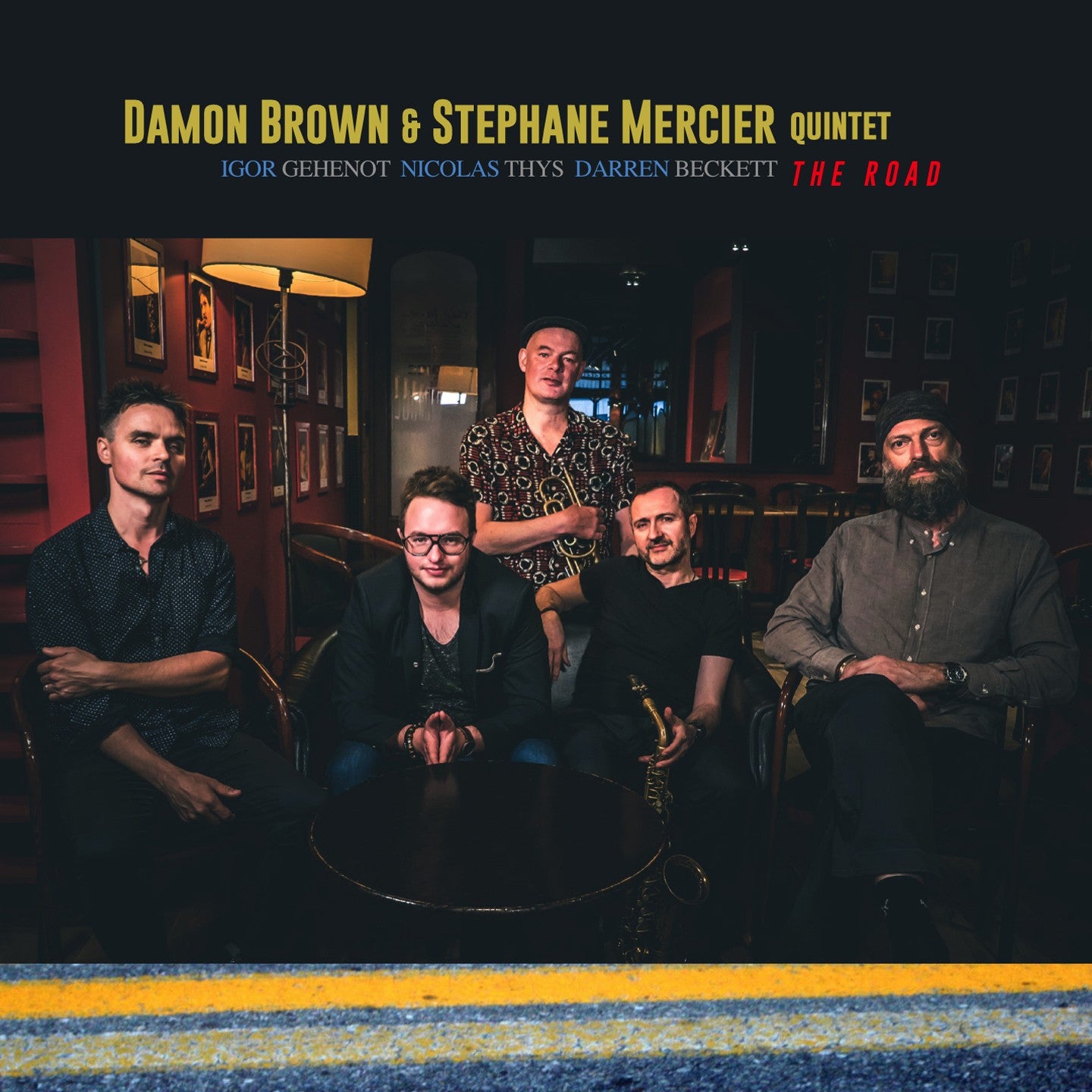 Pochette de : THE ROAD - DAMON BROWN / STEPHANE MERCIER QUINTET (CD)