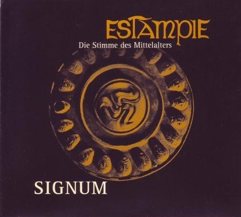 Pochette de : SIGNUM, UBER ZEIT UND VERGÄNGLICHKEIT IM MITTELALTER - ESTAMPIE (CD)