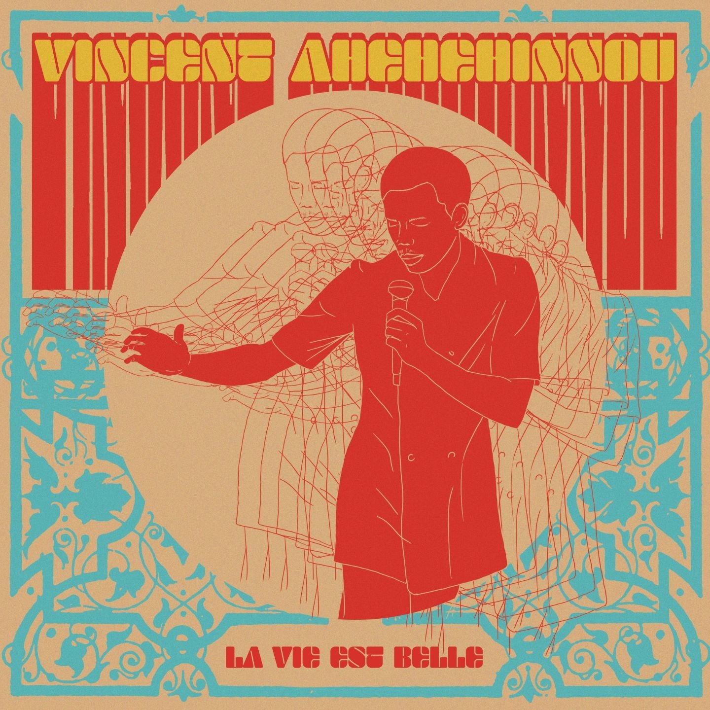 Pochette de : LA VIE EST BELLE - VINCENT AHEHEHINNOU (33T)