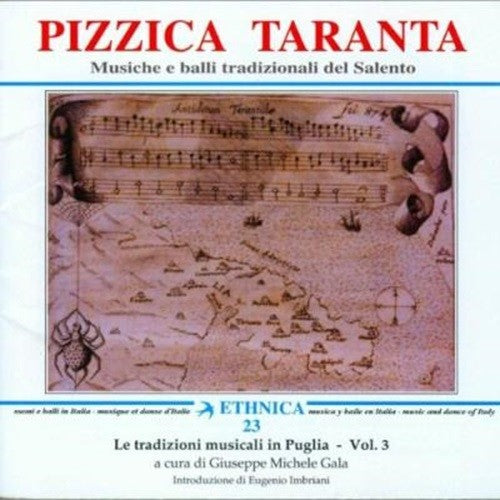 Pochette de :  MUSICHE DEL SALENTO  - PIZZICA TARANTA  (CD)