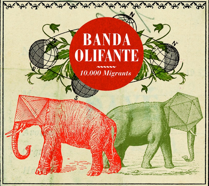 Pochette de :  10.000 MIGRANTS  - BANDA OLIFANTE  (CD)