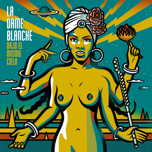 Pochette de : BAJO EL MISMO CIELO - DAME BLANCHE (33T)