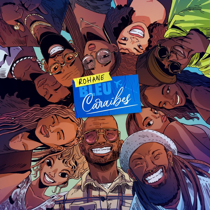 Pochette de : BLEU CARAIBES - ROHANE (CD)