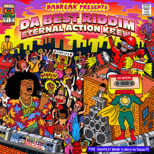 Pochette de : DA BEST RIDDIM ETERNAL ACTION KREW - DA BREAK (33T)