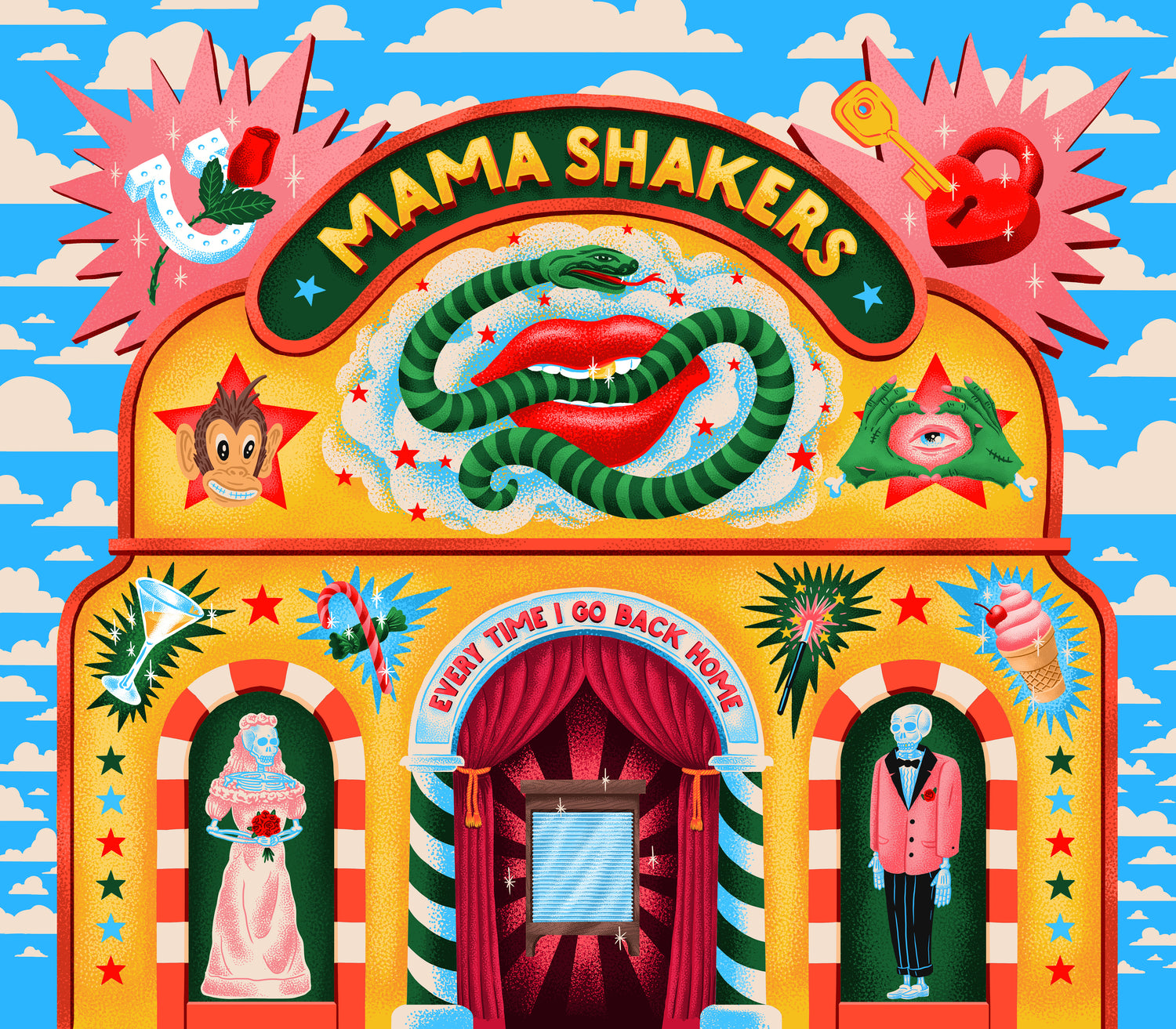 Pochette de : EVERYTIME I GO BACK HOME - MAMA SHAKERS (CD)